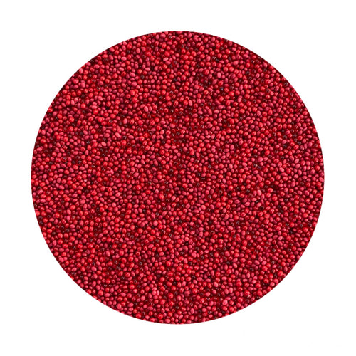 Cranberry- Microbeads (No Holes) 0.8mm - 1.2mm Caviar Beads www. ArtBeeCrafts.com