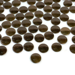 Dark Brown Round Hotfix Nailhead / Available Sizes 4mm & 6mm