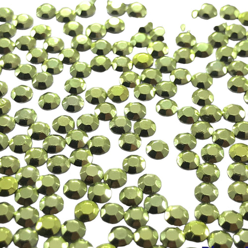 Lime Hotfix Rhinestuds / Available Sizes 2mm, 3mm, 4mm www.ArtBeeCrafts.com