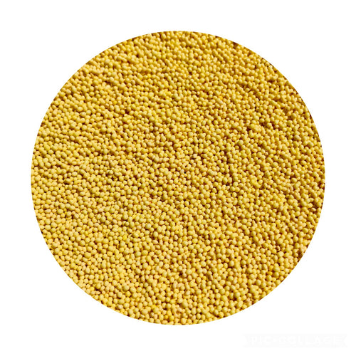 Mellow Yellow Microbeads (No Holes) 1.0mm - 1.2mm Caviar Beads https://www.artbeecrafts.com/products/mellow-yellow-microbeads-no-holes-1-0mm-1-2mm-caviar-beads Mellow Yellow- Microbeads 1.0mm - 1.2mm- No Holes Caviar BeadsTiny but dynamic, these undrilled microbeads add a textural dimension to designs. Excellent for scrapbooking, embellishments, jewelry, nail art, and many other home or professional décor projects. Size may vary. Options sold by the weight