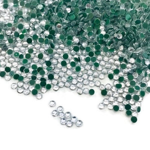 Crystal Glass Hotfix Rhinestones 7SS (2.2 - 2.3mm) Flatblack 1440pcs  These high quality shinning rhinestones can be applied to custom clothes, shoes, purses, belts, hair accessories, scrapbooking, and many more home or professional craft www.ArtBeeCrafts.com
